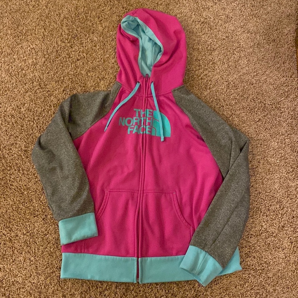 Northface zip up hoodie